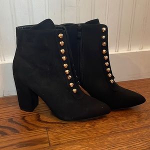 Black ankle boots